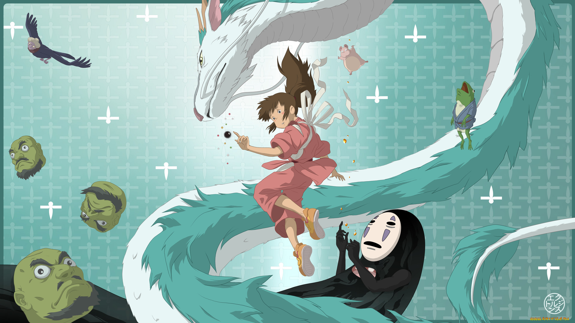 Обои Аниме Spirited Away, обои для рабочего стола, фотографии аниме,  spirited away, унесённые, призраками Обои для рабочего стола, скачать обои  картинки заставки на рабочий стол.